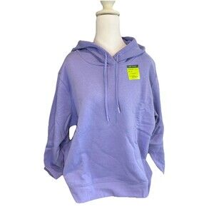 Women's Tek Gear Hoodie Lavender Size XL Ultrasoft Fleece Active Sweater NWT